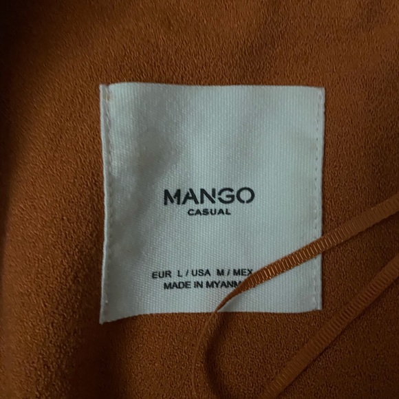 Mango Straight-cut Coat Orange - Picture 7 of 7